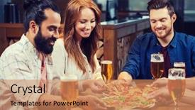  Presentation with cousin - Cool new theme with cousin - leisure food and drinks people backdrop and a coral colored foreground