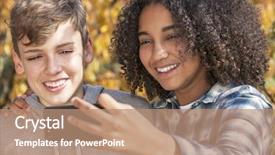  Presentation with cousin - Amazing slide deck having cousin - mixed race group of two backdrop and a coral colored foreground