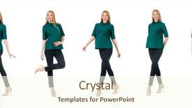  Presentation with pregnant woman - Beautiful slide set featuring couture - beautiful pregnant woman isolated backdrop and a cream colored foreground