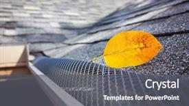  Presentation with stuck - Cool new presentation with cover - plastic guard over gutter backdrop and a gray colored foreground