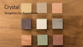  Presentation with earth tone - Audience pleasing PPT theme consisting of cover abstract back ground backdrop and a coral colored foreground