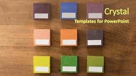  Presentation with taste - PPT layouts consisting of cover abstract back ground background and a tawny brown colored foreground