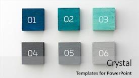  Presentation with abstract numbers - Theme with cover abstract back ground background and a light gray colored foreground