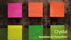  Presentation with pink green - Amazing slide set having cover abstract back ground backdrop and a tawny brown colored foreground