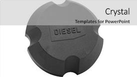  Presentation with fuel tank - Colorful slide deck enhanced with cover diesel tank backdrop and a light gray colored foreground