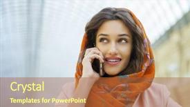  Presentation with close up of young girls - Theme with cover habit - close up portrait background and a red colored foreground