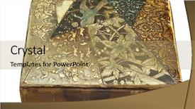  Presentation with antique - Colorful slides enhanced with cover of antique book isolated backdrop and a  colored foreground