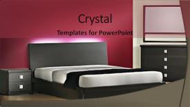  Presentation with classic - PPT theme enhanced with cover page - classic bedroom background and a red colored foreground