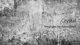  Presentation with urban - Cool new presentation theme with cover page - grunge black wall urban texture backdrop and a light gray colored foreground