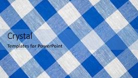  Presentation with dark blue fabric texture dark - Cool new presentation with cover red white - blue horizontal checked fabric tablecloth backdrop and a teal colored foreground