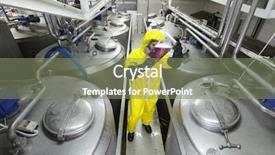  Presentation with sample - PPT layouts featuring cover toxicity - professional with sample in container background and a  colored foreground