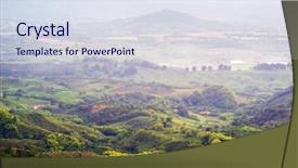  Presentation with colombia - Presentation design consisting of covered in coffee and banana background and a sky blue colored foreground