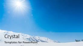  Presentation with kashmir - PPT layouts featuring covered mountains landscape kashmir state background and a light blue colored foreground