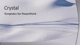  Presentation with powder - Colorful slide deck enhanced with covered with fresh powder snow backdrop and a  colored foreground