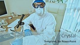  Presentation with covid - Amazing theme having covid-19-and-medicine-doctor backdrop and a light blue colored foreground