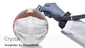  Presentation with american football - Presentation consisting of covid-19-and-sports-concept background and a white colored foreground