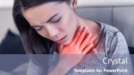  Presentation with corona virus - Beautiful presentation featuring covid-19-corona-virus-symptoms backdrop and a seafoam green colored foreground