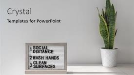  Presentation with public health covid - Audience pleasing PPT layouts consisting of covid-19-coronavirus-health-safety backdrop and a light gray colored foreground