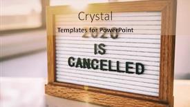  Presentation with 2020 - Presentation theme consisting of covid-19-coronavirus-quote-2020 background and a coral colored foreground