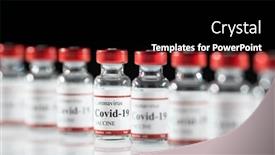  Presentation with vials - Beautiful PPT layouts featuring covid-19-coronavirus-vaccine-vials backdrop and a black colored foreground