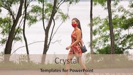  Presentation with corona virus - Amazing slides having covid-19-mandatory-mask-wearing backdrop and a coral colored foreground