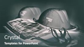  Presentation with hospital mask - Colorful presentation enhanced with covid-19-n95-masks backdrop and a dark gray colored foreground