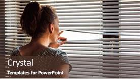  Presentation with mental health - Audience pleasing PPT layouts consisting of covid-19-quarantine-mental-health backdrop and a tawny brown colored foreground