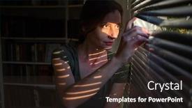  Presentation with mental health - PPT theme enhanced with covid-19-quarantine-mental-health background and a wine colored foreground