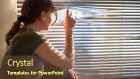  Presentation with mental health - Slides consisting of covid-19-quarantine-mental-health background and a tawny brown colored foreground