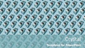  Presentation with covid vaccine - PPT theme with covid-19-vaccine-photo-pattern background and a light blue colored foreground