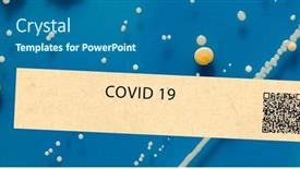  Presentation with viral - PPT layouts with covid-19-viral-respiratory-illness background and a ocean colored foreground