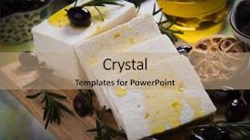  Presentation with dairy cow - Cool new theme with cow goat - greek feta cheese famous dairy backdrop and a coral colored foreground