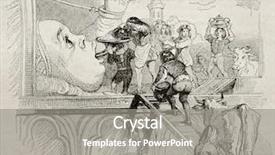  Presentation with baby - Theme enhanced with cow milk pictures - nourishing gargantua baby in his background and a  colored foreground