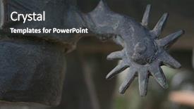  Presentation with cowboy - Colorful presentation enhanced with cowboy boot spur backdrop and a dark gray colored foreground
