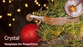  Presentation with christmas red - Amazing presentation having cowboy christmas - spur backdrop and a wine colored foreground