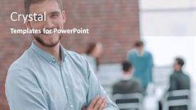  Presentation with coworking - Cool new presentation design with coworking-process-designers-team-working backdrop and a gray colored foreground