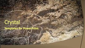  Presentation with art - Beautiful slide set featuring cows on stone petroglyph art backdrop and a violet colored foreground