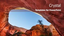  Presentation with wilderness - Beautiful theme featuring coyote-buttes-of-the-vermillion backdrop and a tawny brown colored foreground