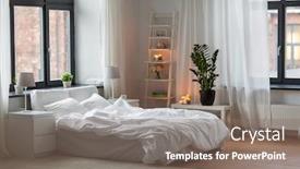  Presentation with interior - Colorful presentation enhanced with coziness-and-interior-concept-cozy backdrop and a violet colored foreground