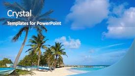  Presentation with maya - Amazing slides having cozumel island in riviera maya backdrop and a teal colored foreground