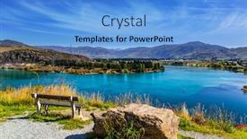  Presentation with new zealand - Cool new slides with cozy-bench-set backdrop and a teal colored foreground