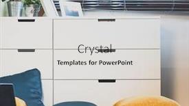  Presentation with corner - Colorful PPT layouts enhanced with cozy-corner-in-living-room backdrop and a light gray colored foreground