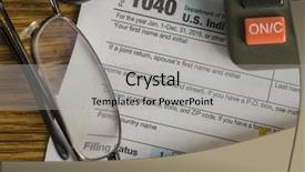  Presentation with tax - Slides enhanced with cpa - us tax form 1040 background and a light gray colored foreground