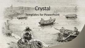  Presentation with fishers - Audience pleasing theme consisting of  backdrop and a  colored foreground