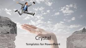  Presentation with gap - Audience pleasing slide set consisting of adventure travel tourism hike and people concept - happy family walking with backpacks in woods backdrop and a gray colored foreground