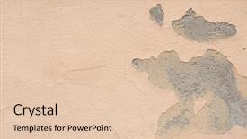  Presentation with wall - Slides consisting of cracks building - old painted wall - background background and a lemonade colored foreground