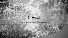 Presentation with concrete wall grunge concrete - Amazing PPT theme having crack concrete - grunge black wall urban texture backdrop and a light gray colored foreground