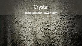  Presentation with texture - Presentation design consisting of crack concrete - old wall texture background and a gray colored foreground