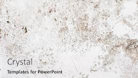  Presentation with crack - Audience pleasing PPT theme consisting of crack-on-cement-floor-damaged backdrop and a light gray colored foreground