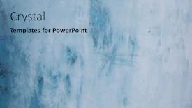  Presentation with crack - Cool new slides with crack-on-cement-floor-damaged backdrop and a light blue colored foreground